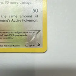 Pokemon Snorlax Rare 77/124 Fates Collide 2016 Basic 140 HP Tomokazu Komiya - Image 3