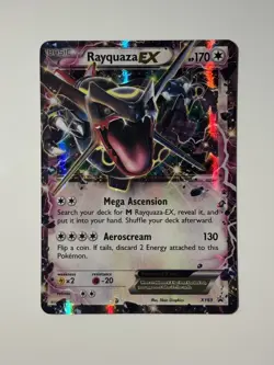 Pokemon Shiny Rayquaza EX Holo XY69 2015 Black Star Promo LP/MP - Image 1