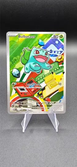 Pokemon First Partner Illustration Bulbasaur #37 Black Star Promo - Image 1