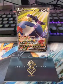 (FA) Honchkrow V 161/172 - SWSH: Brilliant Stars Ultra Rare - Pokemon TCG (NM) - Image 1