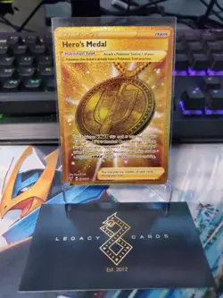 Hero's Medal 201/185 - SWSH: Vivid Voltage Secret Rare - Pokemon TCG (NM) - Image 1