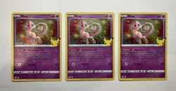 Mew 11/25 Holo Rare Pokemon TCG Celebrations 25th Anniversary LP (3 available) - Image 1