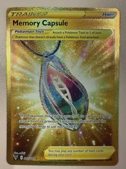 POKEMON TCG Memory Capsule (Secret) 202/185 Swsh04: Vivid Voltage Holo - Image 1