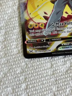 Pokemon TCG Pikachu VMAX SWSH062 Promo Holo 310 HP G-Max Volt Tackle - Image 2