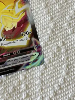 Pokemon TCG Pikachu VMAX SWSH062 Promo Holo 310 HP G-Max Volt Tackle - Image 3