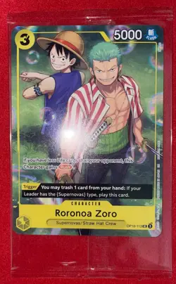 One Piece Monkey.D.Luffy OP10-111 + Roronoa Zoro OP10-113 Promo English SEALED - Image 3