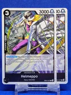 2x Helmeppo EB04-047 R | Adventure on Kami's Island | One Piece TCG | English - Image 1