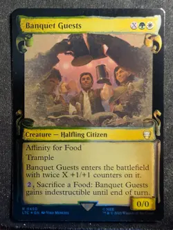 Banquet Guests - Foil Showcase Scroll - LOTR Tales of Middle Earth (MTG) - Image 1