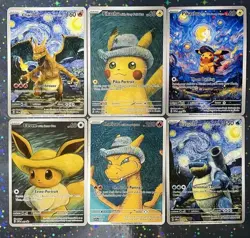 Pokemon Pikachu Van Gogh **PROXI Cards*** - Image 1