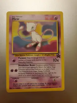 2000 Pokemon Black Star Promo Mew Non Holo NM - Image 1