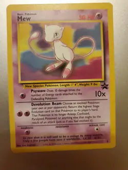 2000 Pokemon Black Star Promo Mew Non Holo NM - Image 2