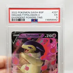 Pokemon - Typhlosion v - #237 - Graded PSA 5 - Image 3