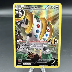 REGIGIGAS Full Art POKEMON Foil Holo 2015 Black Star XY82 Trading Card TCG - Image 1