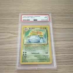 PSA 9 1999 Pokemon German Holo Lot: Bulbasaur Ivysaur Venusaur (see description) - Image 3