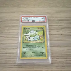 PSA 9 1999 Pokemon German Holo Lot: Bulbasaur Ivysaur Venusaur (see description) - Image 5