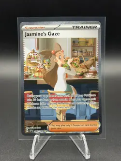 Pokemon TCG: Jasmine's Gaze 245/191 Sv08: Surging Sparks Holo - Image 1