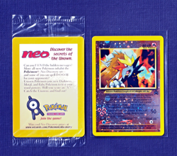 Entei Promo NEW Pokemon Reversed Holo 2001 34 Never Opened BIN 6th One - Image 1