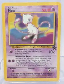 Mew 8 Black Star Promo - Pokemon WoTC - English LP - Image 1