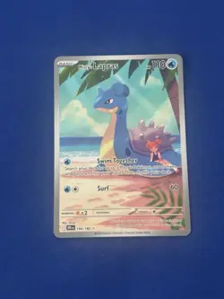 Pokemon TCG: Misty's Lapras IR Illustration Rare SV10: Destined Rivals 194/182 - Image 1