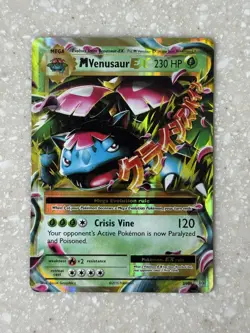 M Venusaur EX 2/108 Holo Rare EX Evolutions Pokemon MP - Image 1