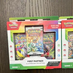 Pokemon First Partner Illustration Collection Series 1 Box Lot 2 Promo Booster - Image 2
