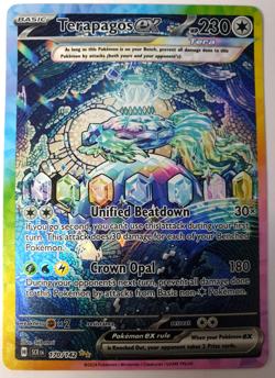 Terapagos EX - Pokemon Stellar Crown - Special Illustration Rare - NM 170/142 - Image 1