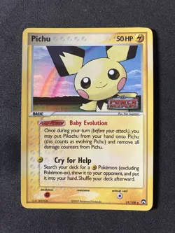 Pokemon TCG Pichu EX Power Keepers 21/108 Reverse Holo Rare - Image 1