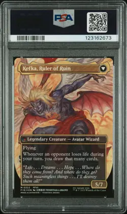 PSA 10 MTG FINAL FANTASY FOIL #0322 KEFKA, COURT MAGE/KEFKA, RULER OF RUIN 2025 - Image 2