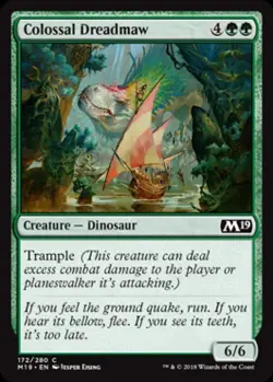 Colossal Dreadmaw - Near Mint MTG Magic 2019 Core Set - Image 1