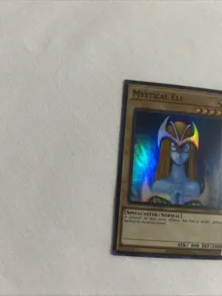 Yugioh Mystical Elf LOB-EN062 Super Rare 25th Anniversary NM - Image 2