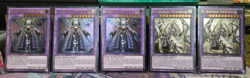 Yugioh- El Shaddoll Construct x3 & El Shaddoll Shekinaga x2- Ultimate Rare - Image 1