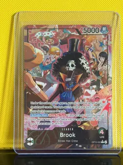 OP15-022 NM Brook Alt Art Leader Adventure on Kami’s Island One Piece English - Image 1