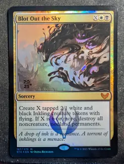 Blot Out the Sky - Foil Prerelease - Strixhaven School of Mages (MTG) - Image 1