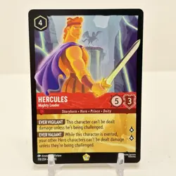 Disney Lorcana Whispers In The Well Hercules Mighty Leader 118/204 NM - Image 1