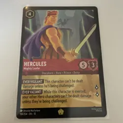 Hercules-Mighty Leader 118/204 Lorcana TCG - Whispers in the Well - Near Mint - Image 1