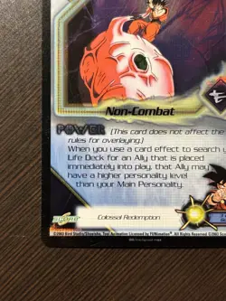 Rescuing Drill Foil Rare Limited Promo DBZ CCG Card GKI Dragon Ball Z Score TCG - Image 3
