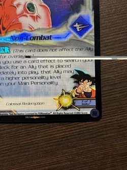 Rescuing Drill Foil Rare Limited Promo DBZ CCG Card GKI Dragon Ball Z Score TCG - Image 4