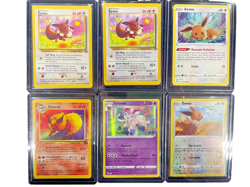 Pokemon Eevee Flareon Sylveon 6 Card Lot WOTC Jungle Evolving Skies Vintage Holo - Image 1
