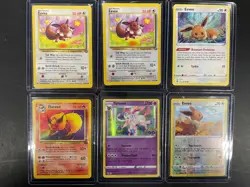 Pokemon Eevee Flareon Sylveon 6 Card Lot WOTC Jungle Evolving Skies Vintage Holo - Image 2