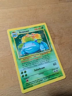 Pokemon Venusaur Base Set Holo Rare Card 15/102 Stage 2 100 HP English 1999 - Image 2