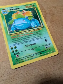 Pokemon Venusaur Base Set Holo Rare Card 15/102 Stage 2 100 HP English 1999 - Image 3