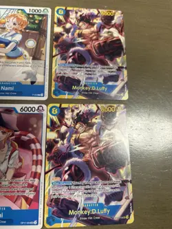 Bandai One Piece Card Game OP01 Character Cards Lot Luffy Nami Zoro Foil - Image 1