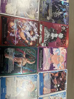 Bandai One Piece Card Game OP01 Character Cards Lot Luffy Nami Zoro Foil - Image 3