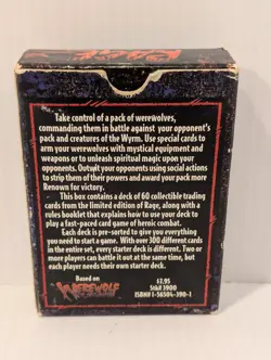 Rage the Werewolf: The Apocalypse Trading Card Game Unlimited Edition Deck WWP - Image 3