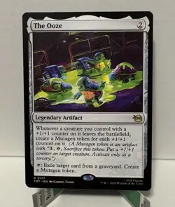 Teenage Mutant Ninja Turtles The Ooze Legendary Artifact Rare MTG Card TMT 0177 - Image 1