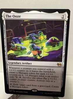 Teenage Mutant Ninja Turtles The Ooze Legendary Artifact Rare MTG Card TMT 0177 - Image 2