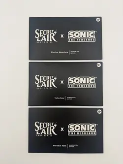 MAGIC THE GATHERING SECRET LAIR X SONIC FOIL BUNDLE (ON HAND) TCG Cards - Image 1