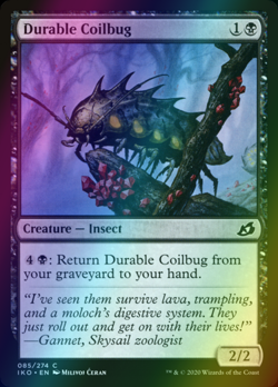 x1 Durable Coilbug FOIL COMMON MTG 85/274 IKO M/NM 1x - Image 1