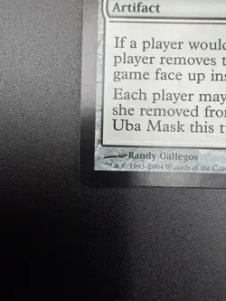 MTG; Magic The Gathering: Champions of Kamigawa: Uba Mask #272/306 Rare; LP+ - Image 5