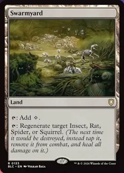 [1x] Swarmyard Near Mint, English Bloomburrow Commander MTG Magic - Image 1